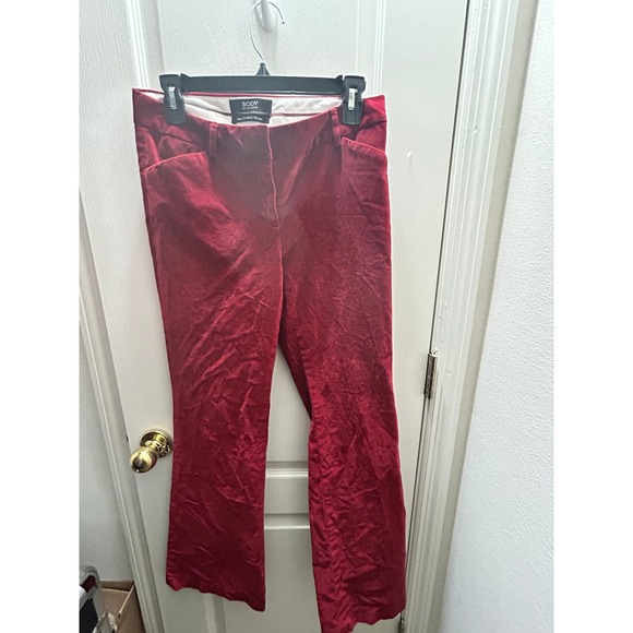 Victoria's Secret Pants - Vintage Body by Victoria Christie Fit Burgundy Velour Bootcut Pants Size 4 Y2K
